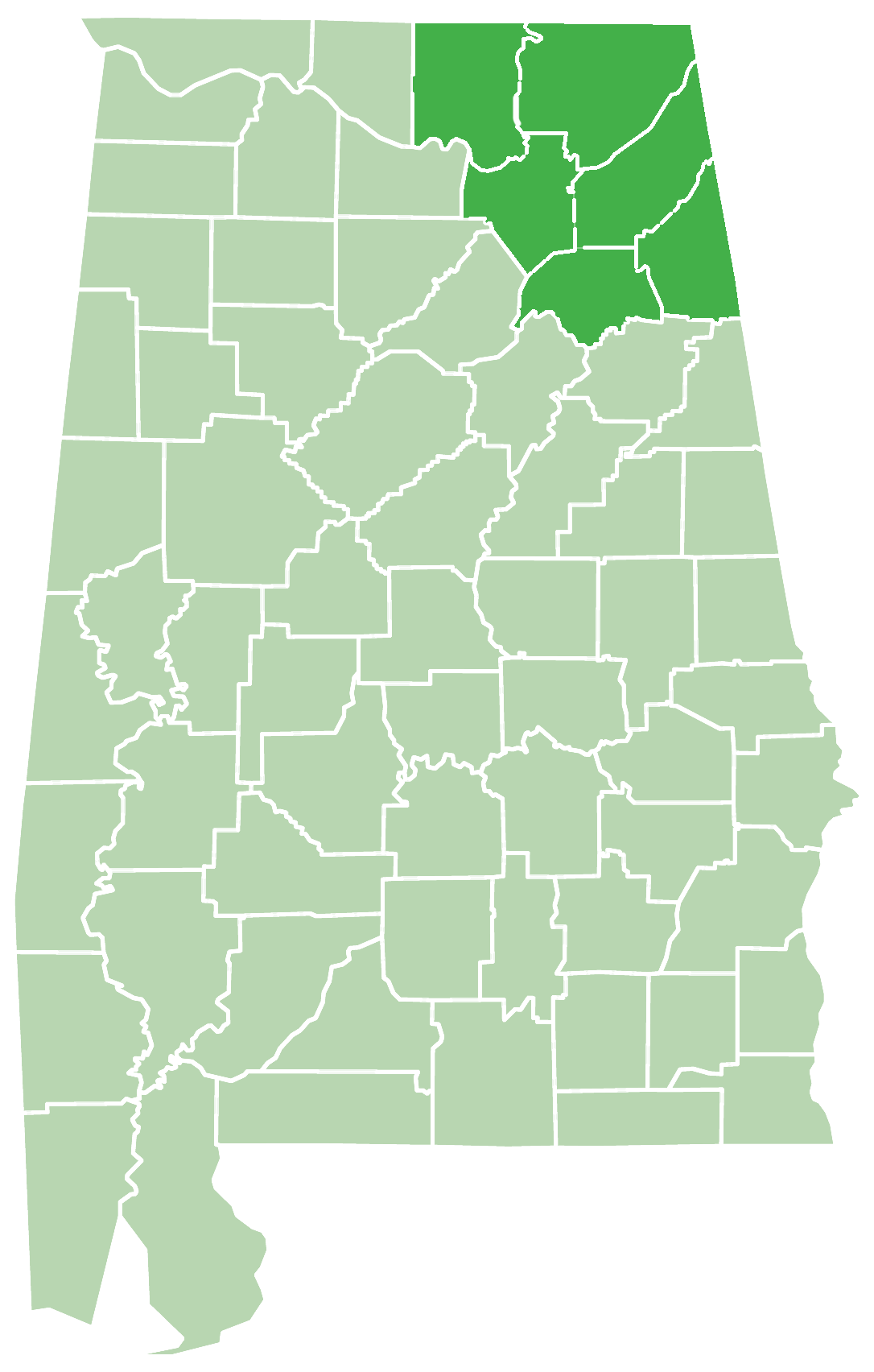 pest service area map